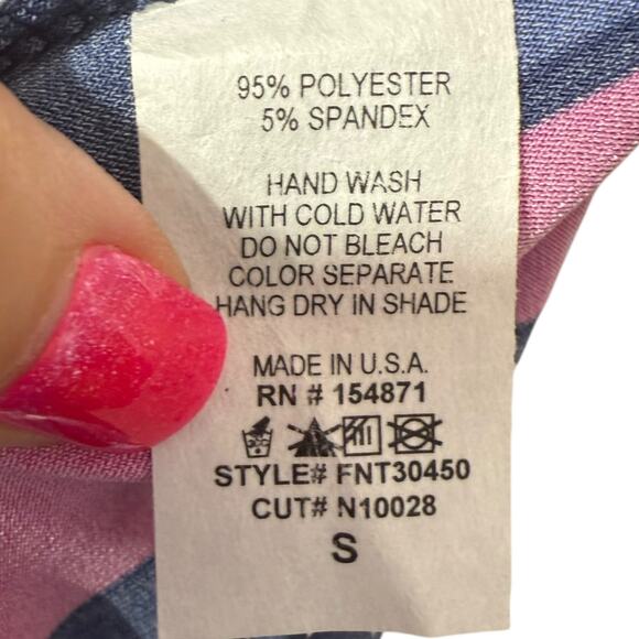 Fashion Nova 2 piece colorful striped set crop top with choker and skirt - small - Picture 6 of 8